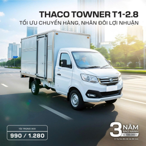 XE TẢI 1,25 TẤN THACO TOWNER T1 2.8 (MỚI)